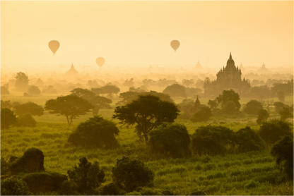 Main image Bagan Balloons - Burma, Myanmar - Photo Print