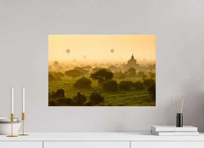 60 x 40 cm, Photo Print On Fuji Crystal DP II Bagan Balloons - Burma, Myanmar - Photo Print