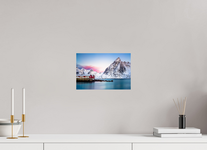 30 x 20 cm, Photo Print On Fuji Crystal DP II Fiery Skies Over Hamnøy - Lofoten - Photo Print