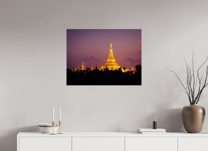 80 x 60 cm, Photo Print On Fuji Crystal DP II Shwedagon Pagoda  - Burma, Myanmar - Photo Print