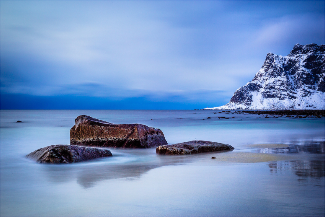 Main image Guardians of the Coast - Utakleiv Beach, Lofoten - Photo Print