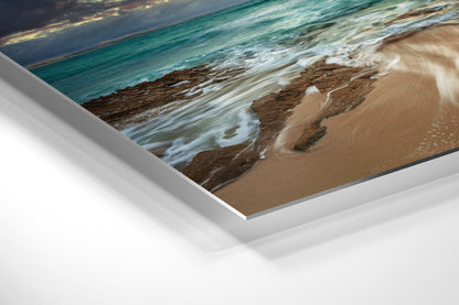 Dance of the Tides - South Africa - Photography Wall Art - ChromaLuxe Metal Print