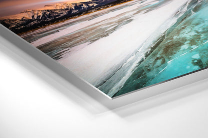 Enchanting Bubbles of Abraham Lake - Canadian Rockies - Photography Wall Art - ChromaLuxe Metal Print