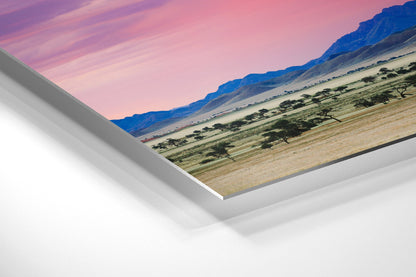 Vivid Evening - Namib Rand - Photography Wall Art - ChromaLuxe Metal Print