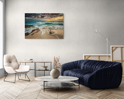 Dance of the Tides - South Africa - Photography Wall Art - ChromaLuxe Metal Print