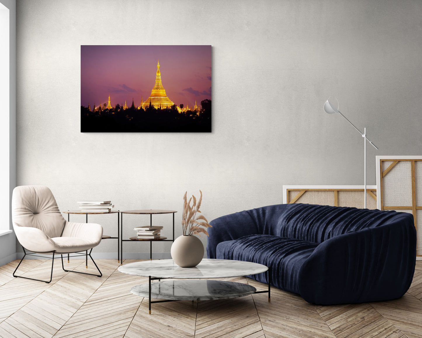 Shwedagon Pagoda  - Burma, Myanmar - Photography Wall Art - ChromaLuxe Metal Print