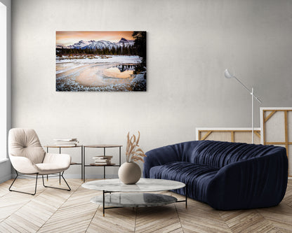 Canadian Rockies - Photography Wall Art - ChromaLuxe Metal Print