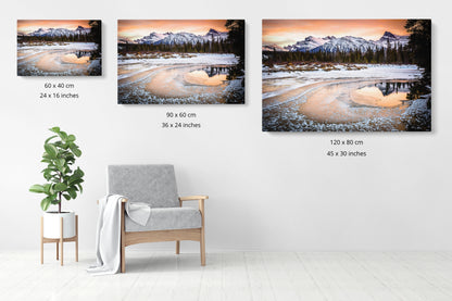 Canadian Rockies - Photography Wall Art - ChromaLuxe Metal Print
