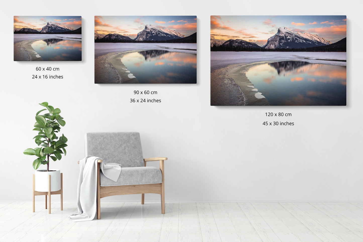 Mount Rundle, Vermilion Lakes - Canada - Photography Wall Art - ChromaLuxe Metal Print