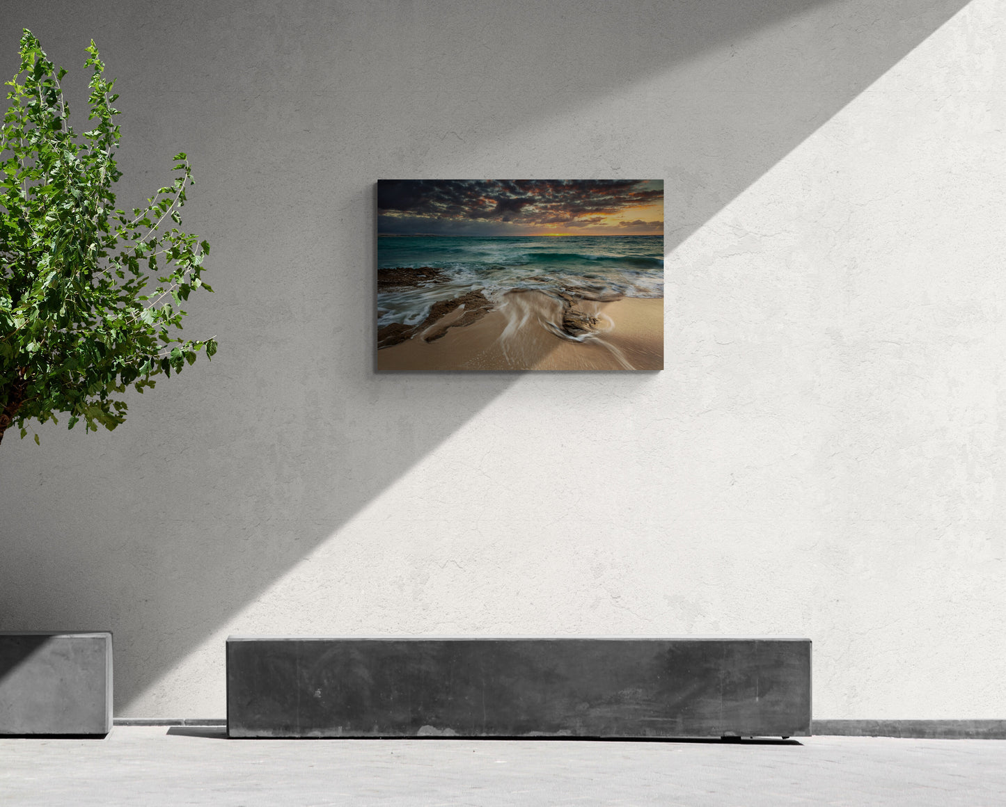 Dance of the Tides - South Africa - Photography Wall Art - ChromaLuxe Metal Print