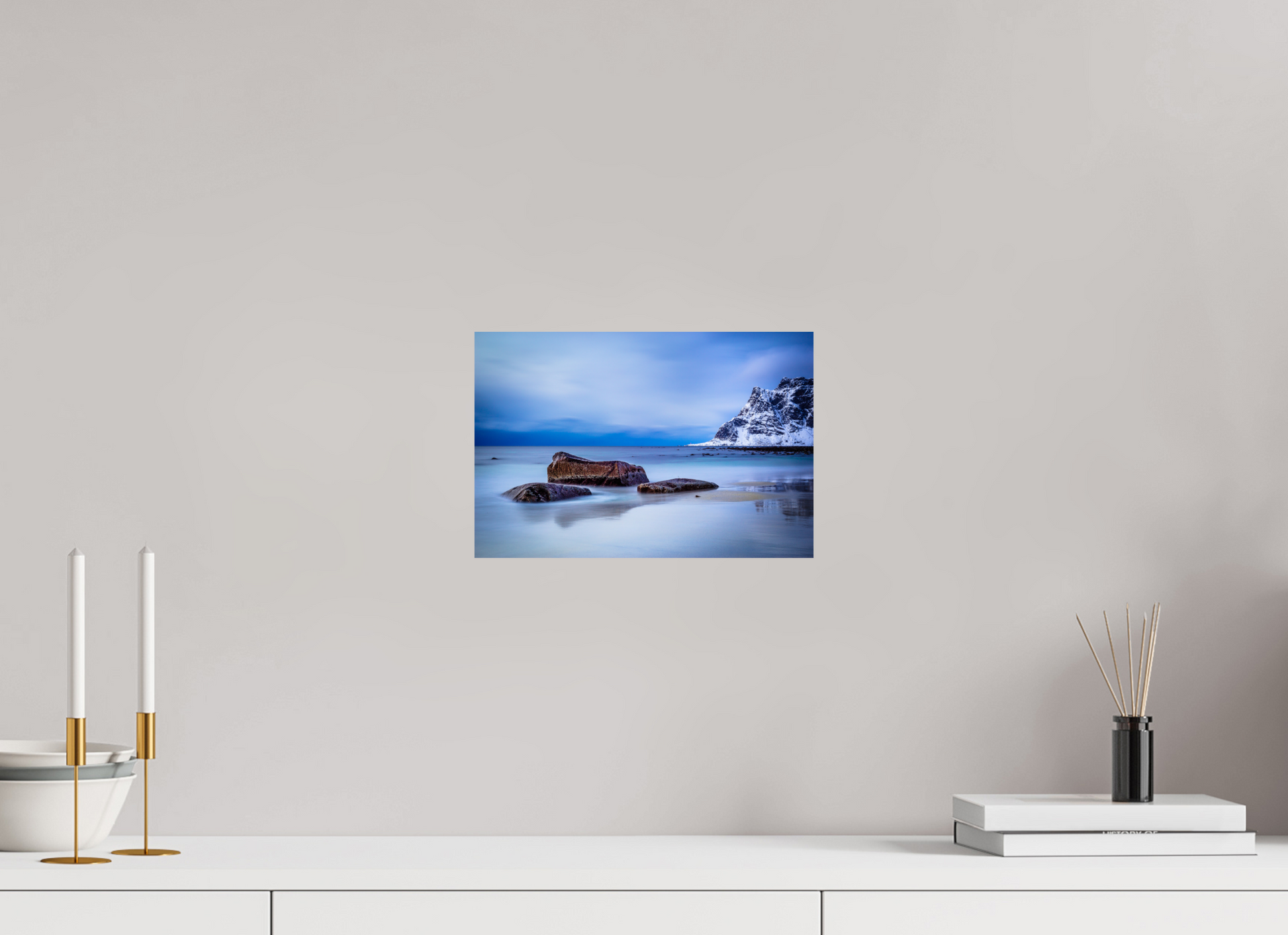 30 x 20 cm, Photo Print On Fuji Crystal DP II Guardians of the Coast - Utakleiv Beach, Lofoten - Photo Print