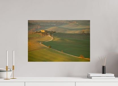 60 x 40 cm, Photo Print On Fuji Crystal DP II The Golden Path to Tuscany - Val d'Orcia - Tuscany, Italy - Photo Print