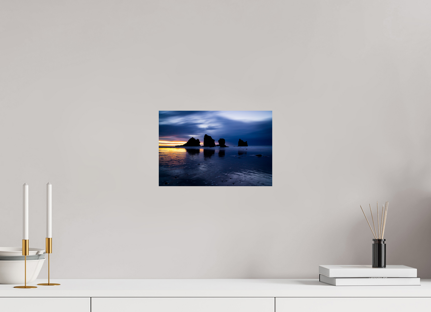 30 x 20 cm, Photo Print On Fuji Crystal DP II West Coast Sentinels - 12 Mile Beach - West Coast, New Zealand - Photo Print