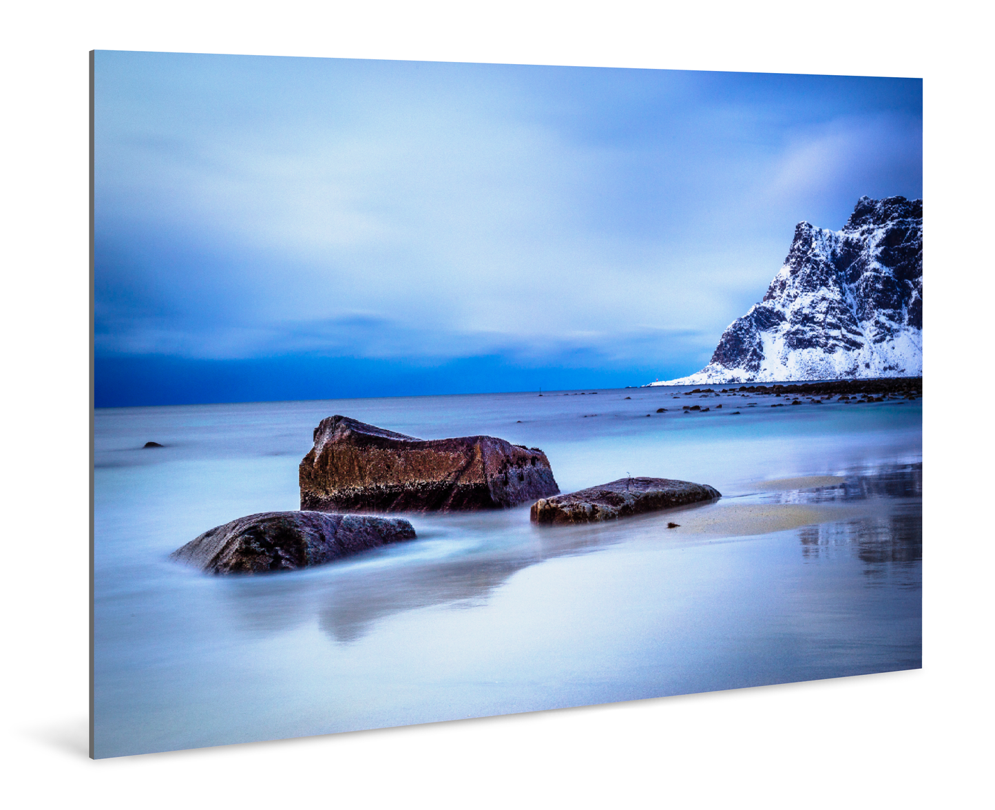 Guardians of the Coast - Utakleiv Beach, Lofoten - Photography Wall Art - ChromaLuxe Metal Print