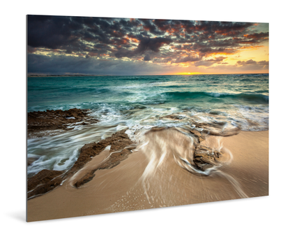 Dance of the Tides - South Africa - Photography Wall Art - ChromaLuxe Metal Print