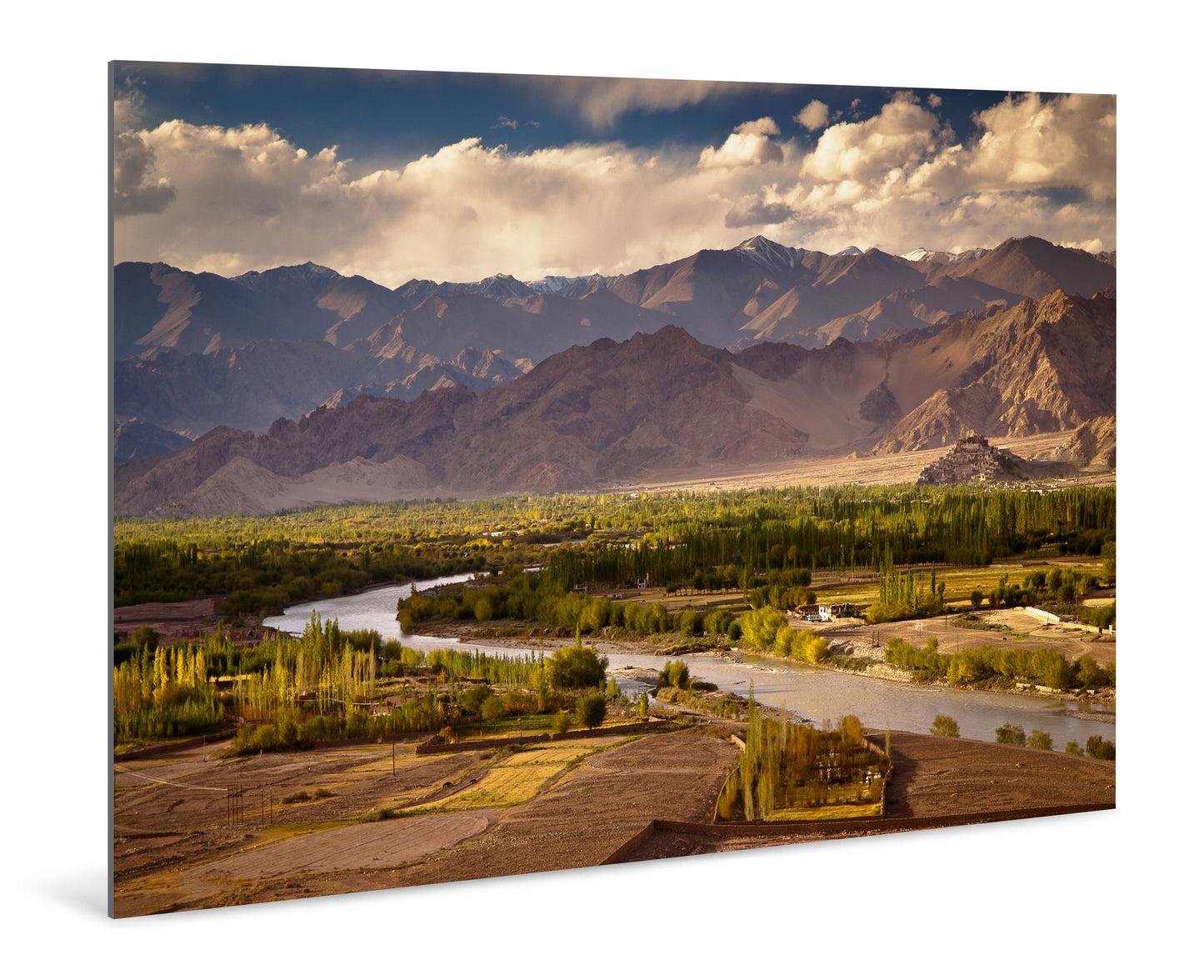 Indus Valley Vista - Ladakh, India - Photography Wall Art - ChromaLuxe Metal Print