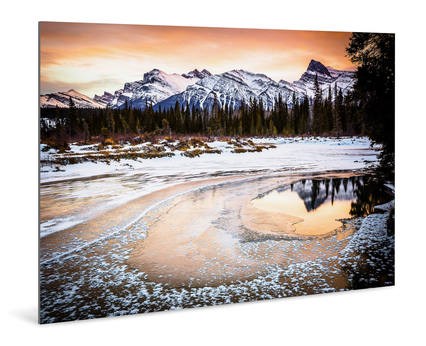 Canadian Rockies - Photography Wall Art - ChromaLuxe Metal Print
