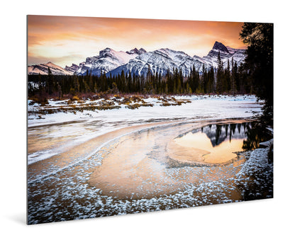 Canadian Rockies - Photography Wall Art - ChromaLuxe Metal Print