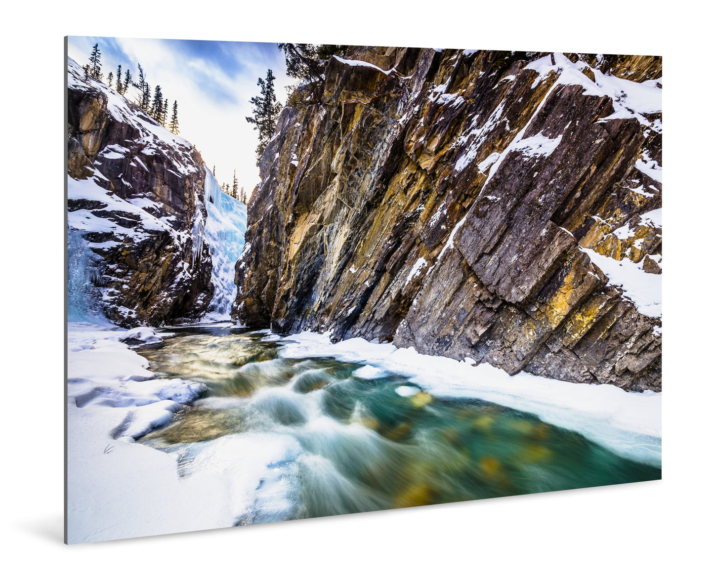 Cline River Gallery - Canadian Rockies - Photography Wall Art - ChromaLuxe Metal Print