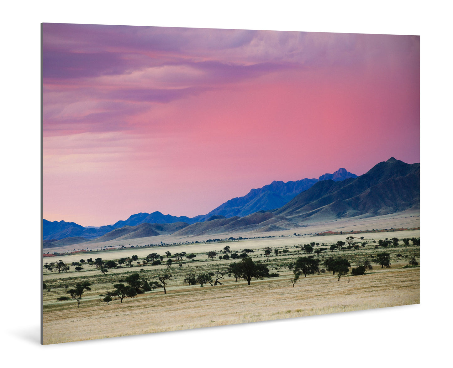 Vivid Evening - Namib Rand - Photography Wall Art - ChromaLuxe Metal Print