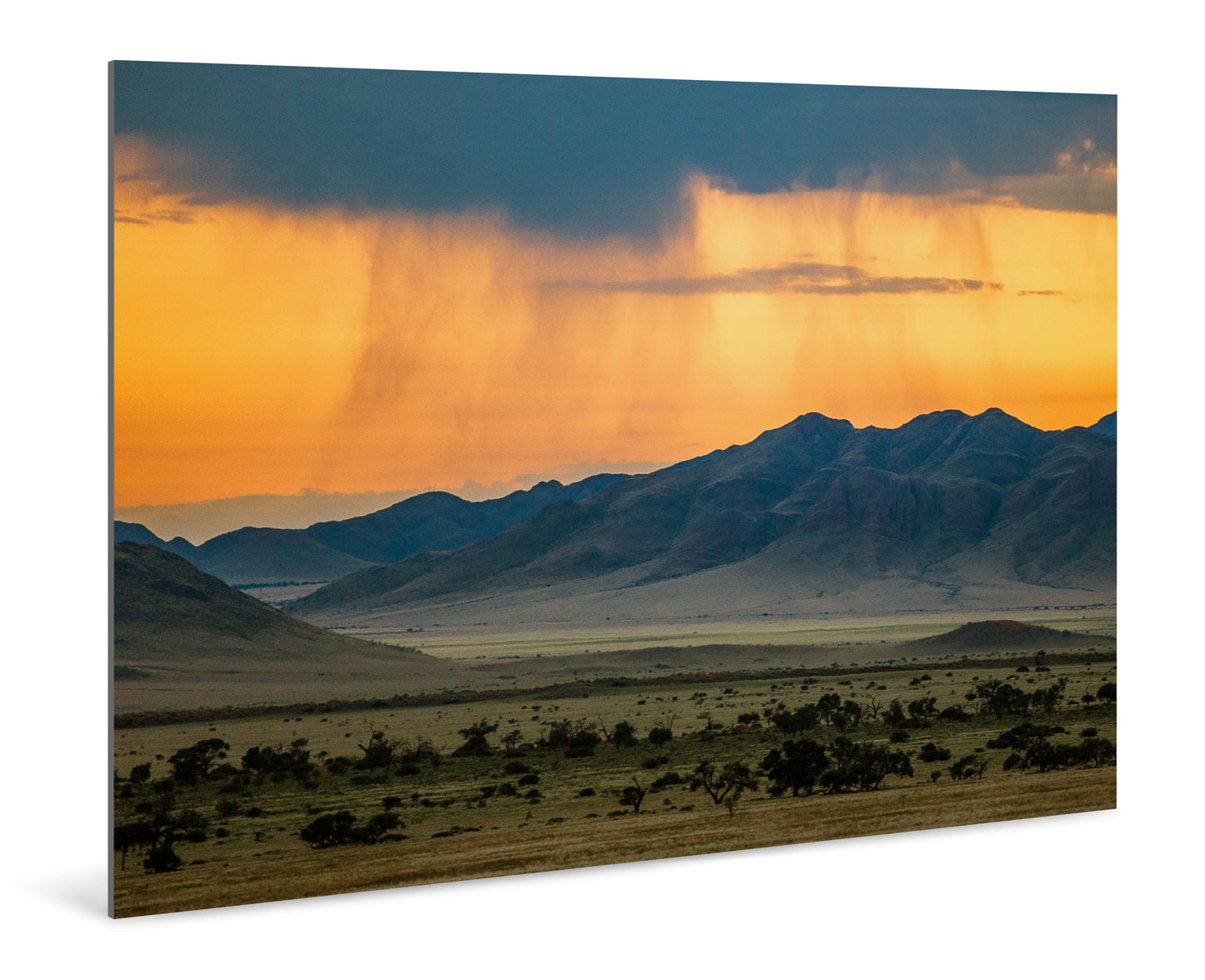 Passing Storm - Namib Rand - Photography Wall Art - ChromaLuxe Metal Print